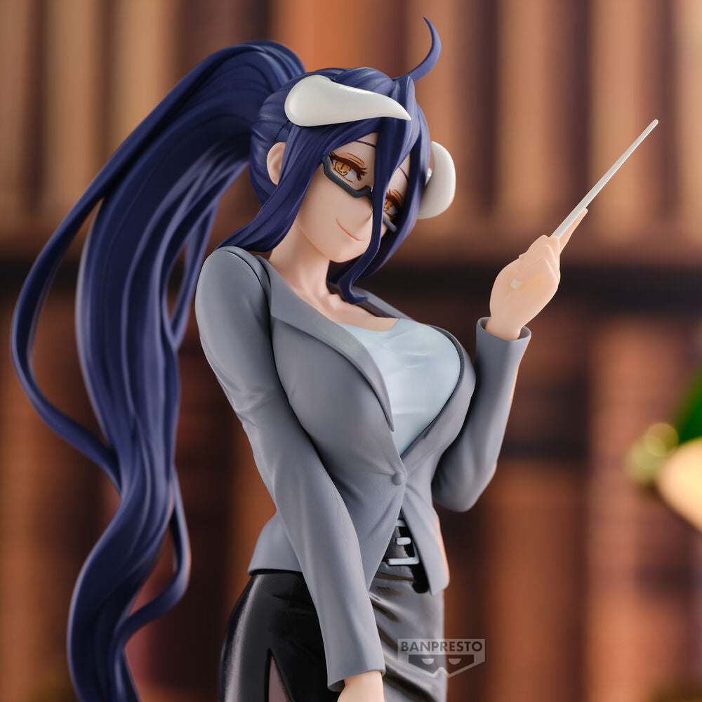 Figura Banpresto de Ainz Ooal Gown con melena azul y cuernos - 5