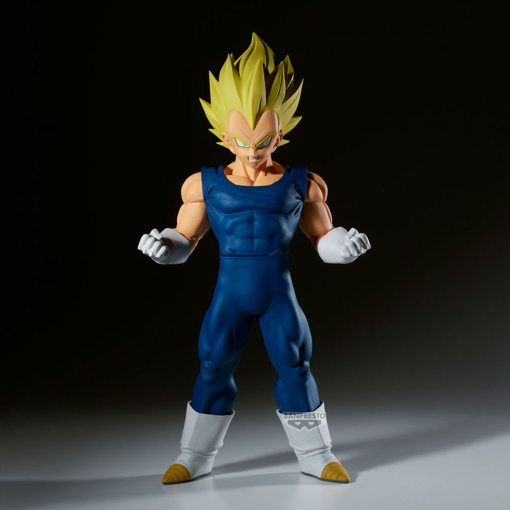 Figura de Vegeta Grandista de Dragon Ball Z con traje azul y cabello rubio - 5