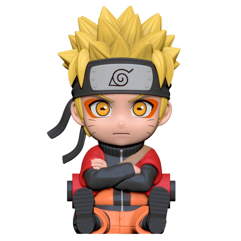 Figura hucha de Naruto Sage Mode con uniforme naranja y negro