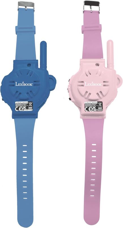 Dos relojes walkie-talkie Stitch Disney, uno azul y otro rosa - 3