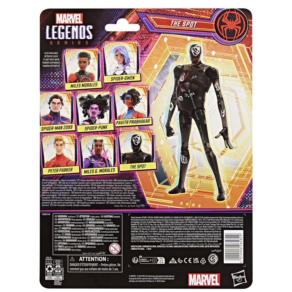 Figura articulada de The Spot de Spider-Man: Across the Spider-Verse con accesorios - 11