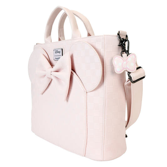 Bolso mochila rosa de Minnie Disney Loungefly con lazo y orejas - 2