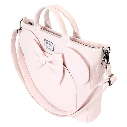 Bolso mochila rosa de Minnie Disney Loungefly con lazo y orejas - 3