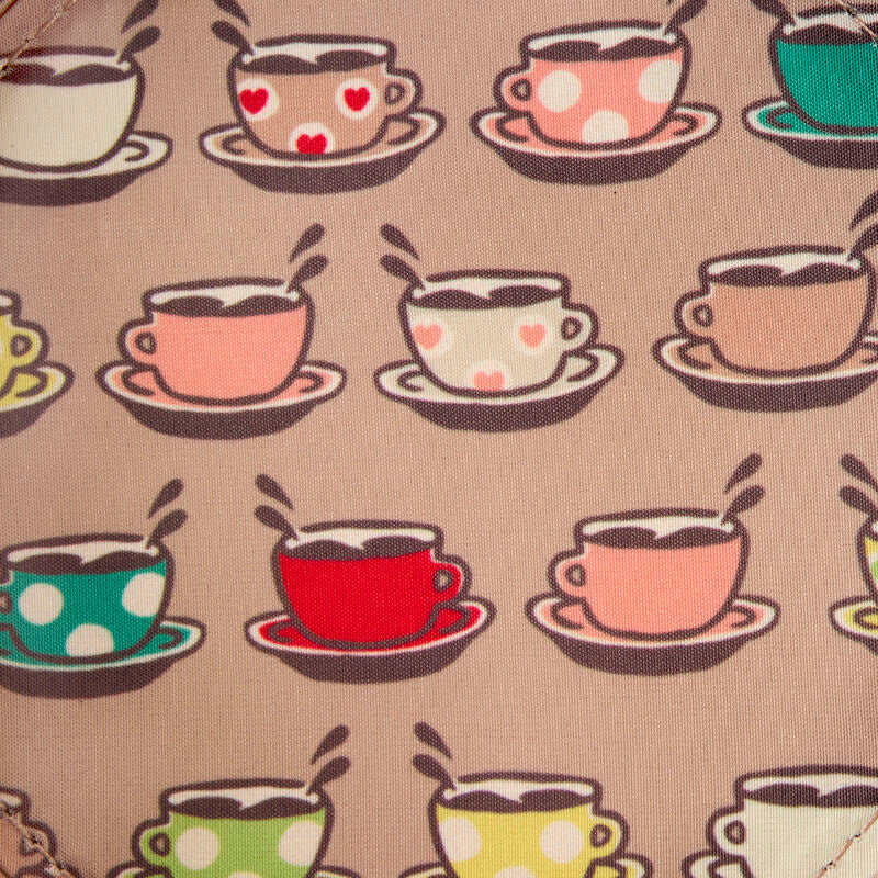 Bolso bandolera Central Perk de Friends Loungefly en verde y crema - 5