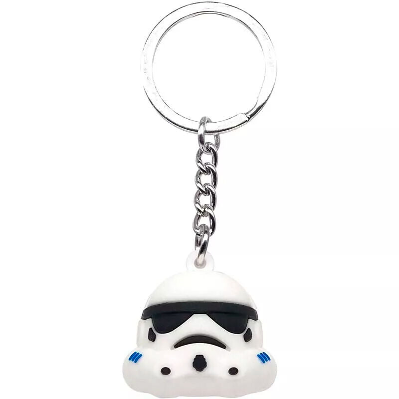 Llavero 3D con casco blanco de Stormtrooper de Star Wars