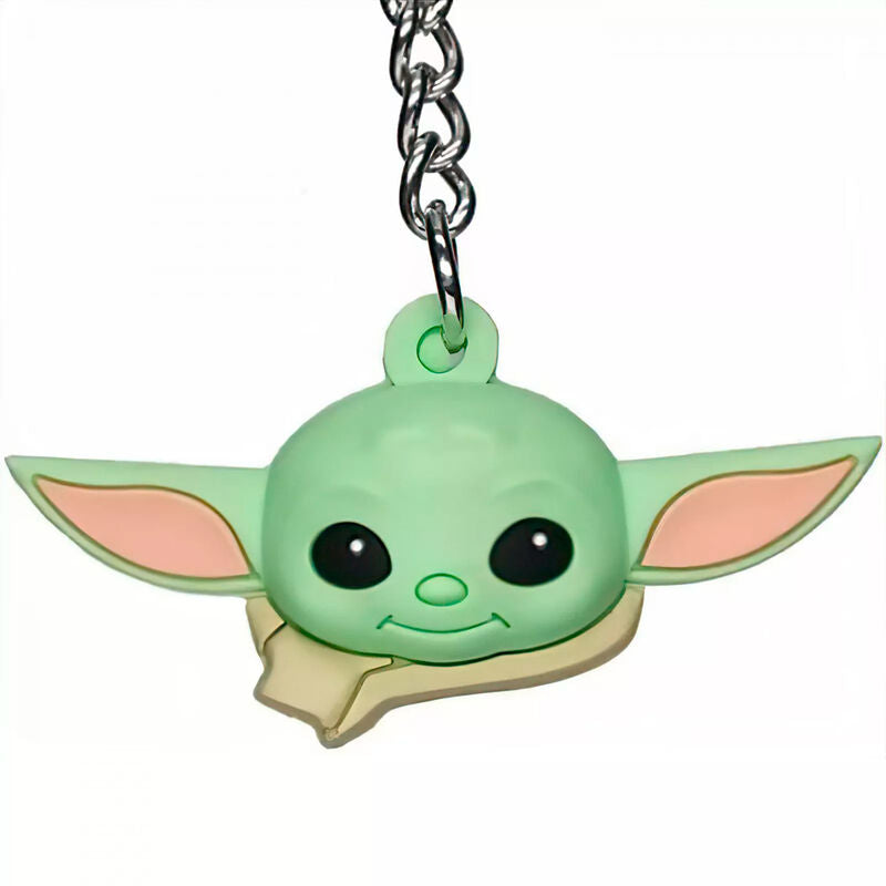 Llavero 3D de Grogu de Star Wars en color verde