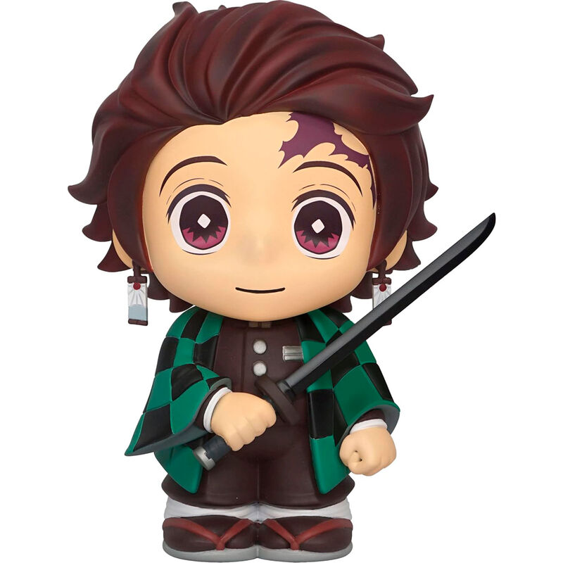 Figura hucha de Tanjiro Kamado de Demon Slayer con espada