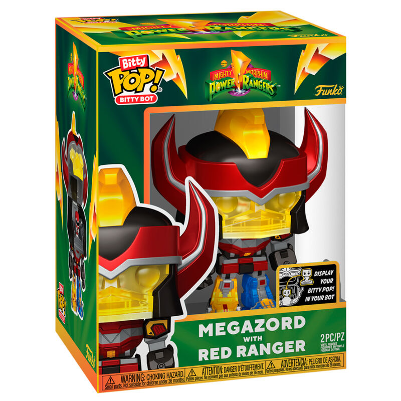 Figura FUNKO Bitty POP! del Megazord con Red Ranger - 2