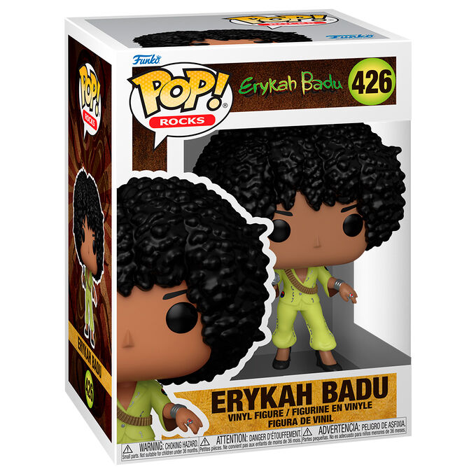 Figura Funko POP! Rocks de Erykah Badu con micrófono - 2