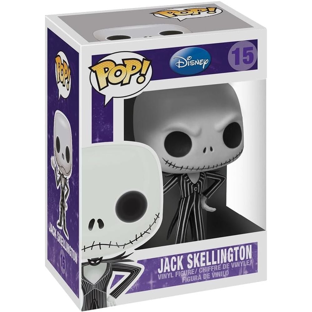 Figura FUNKO POP! de Jack Skellington con traje de rayas - 3