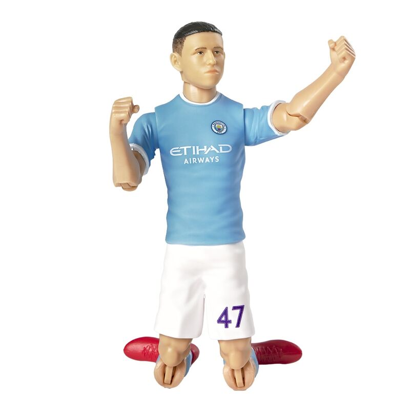 Figura articulada de Foden del Manchester City con balón y dorsal 47 - 6