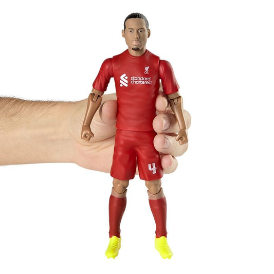 Figura articulada de Virgil con equipación roja del Liverpool FC y balón - 6