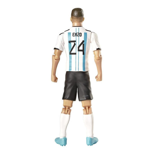 Figura Action Enzo Argentina articulada de 20 cm con balón - 3