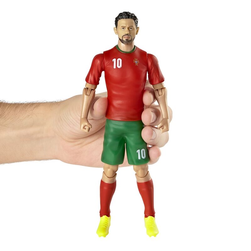 Figura articulada de Bernando Silva con la equipación de Portugal y un balón - 7