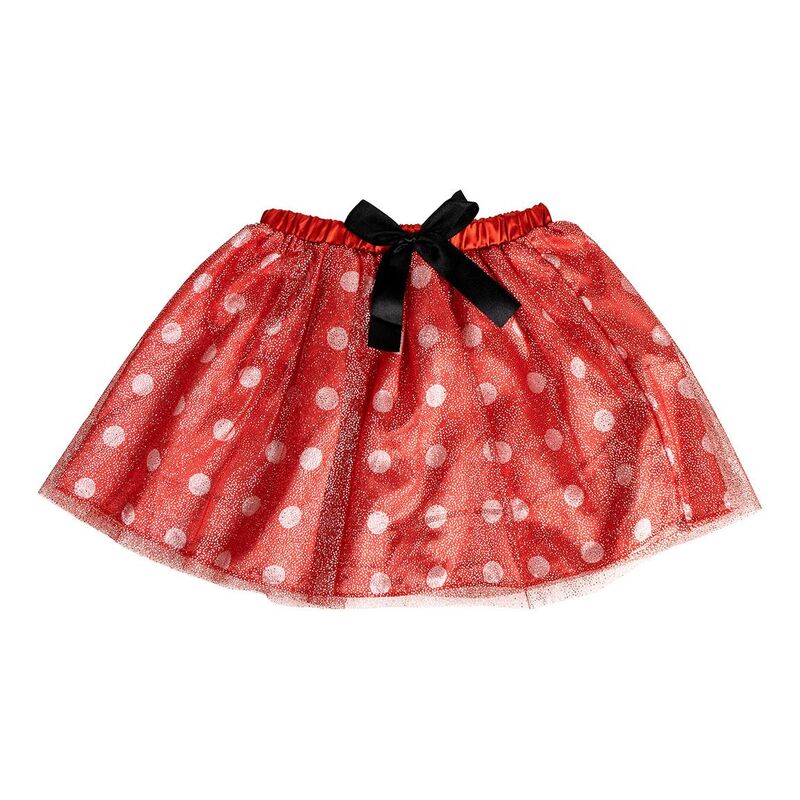 Set de diadema con orejas de Minnie y tutú rojo de lunares - 2