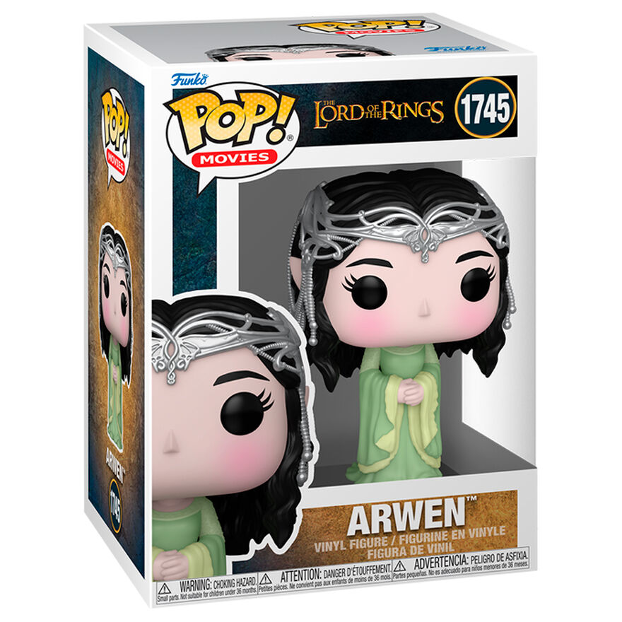 Figura Funko POP! de Arwen con vestido verde y adorno plateado - 2