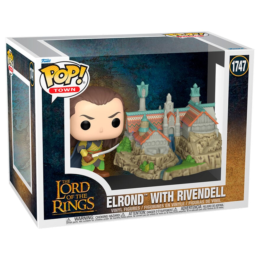Funko POP Town de Lord Elrond con Rivendel - 2