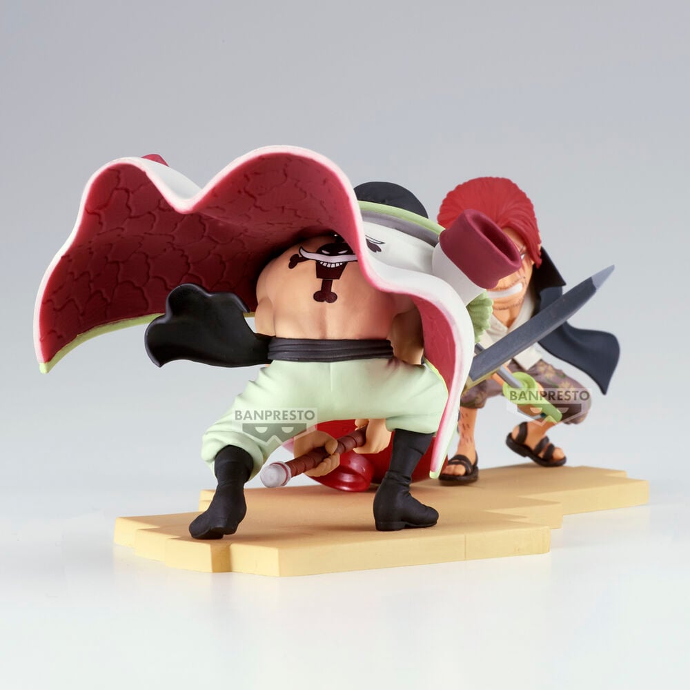Figura Banpresto de Edward Newgate y Shanks enfrentados sobre una base - 4
