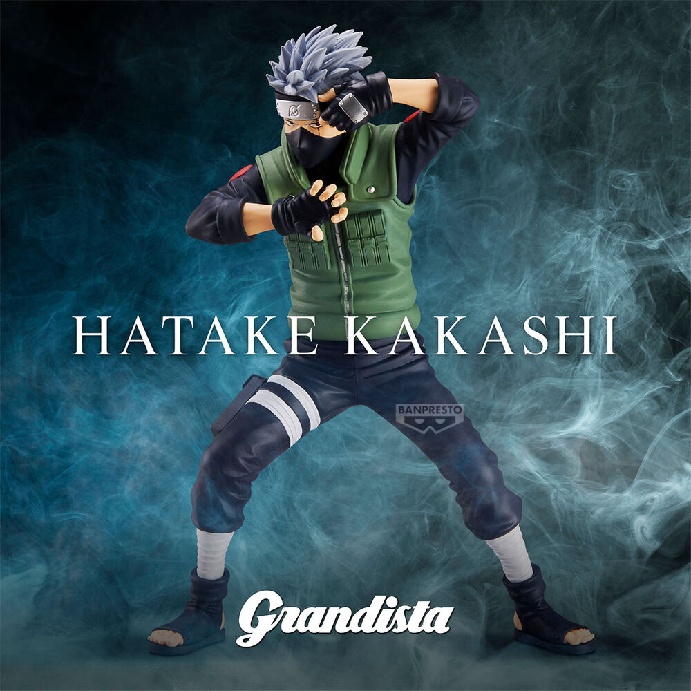 Figura Grandista de Hatake Kakashi de Naruto Shippuden en pose de combate - 4