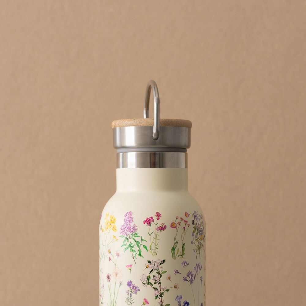 Botella ERIK Wild Flowers de acero inoxidable con estampado floral - 8