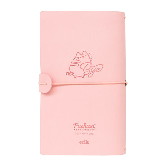 Cuaderno de viaje Pusheen rosa con cierre elástico - 2