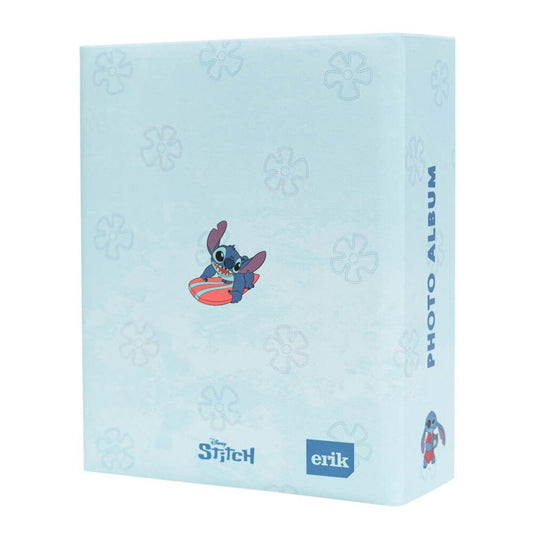 Álbum de fotos azul claro de Stitch Disney con palmeras - 3