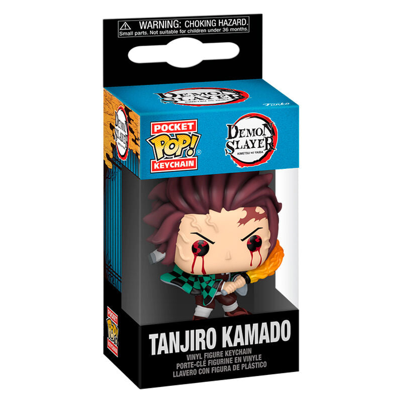 Llavero Funko Pocket POP de Tanjiro Kamado con espada - 2