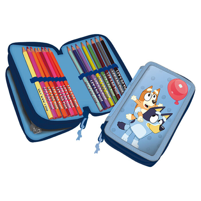Plumier doble azul de Bluey y Bingo - 5