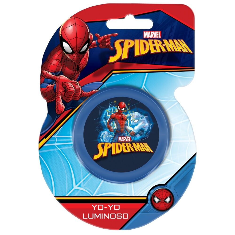 Yo-yo luminoso azul de Spider-Man Marvel