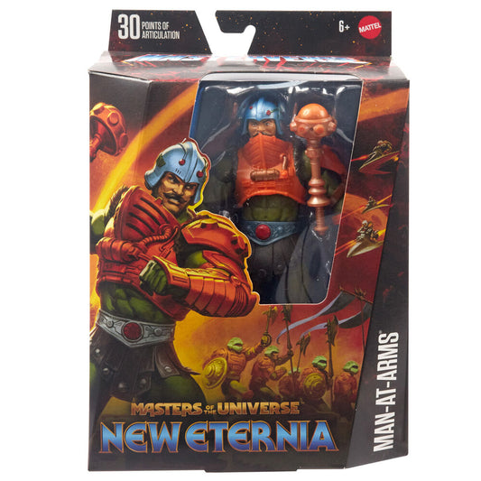 Figura articulada Man-At-Arms New Eternia con armadura y accesorios - 2