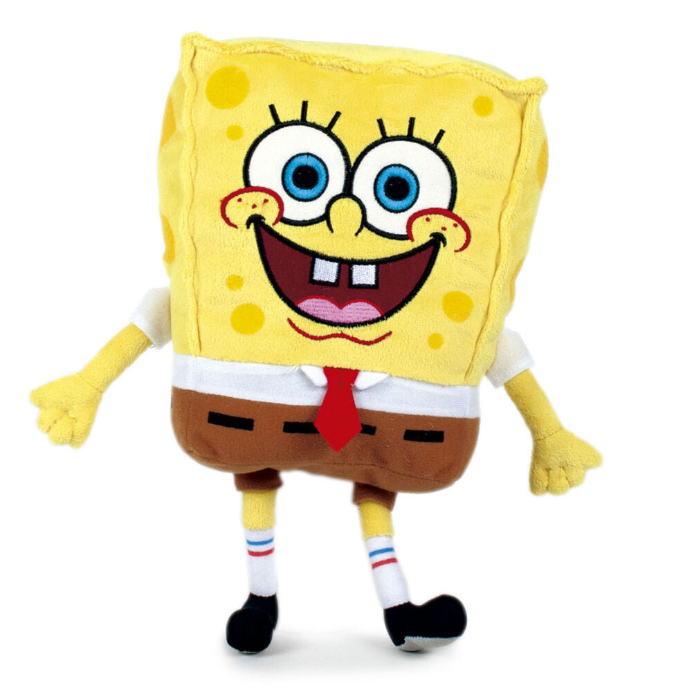 Peluche de Bob Esponja de 60 cm con camisa y corbata