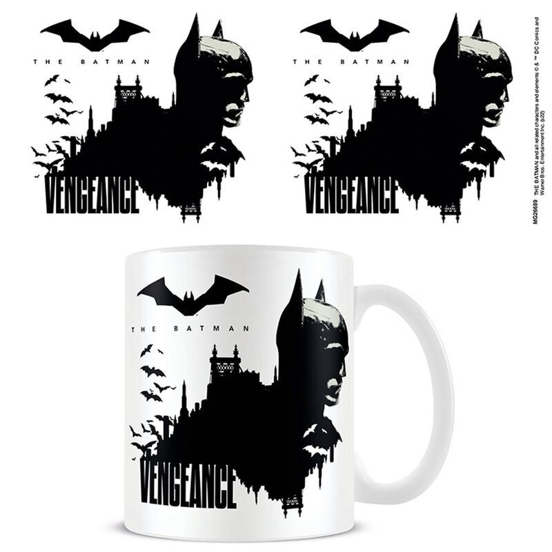Taza de cerámica Batman Gotham DC Comics con diseño Vengeance