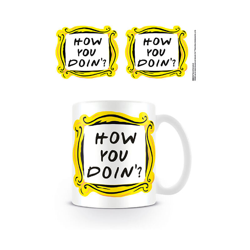 Taza de cerámica de Friends con diseño How You Doin?