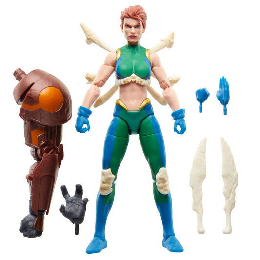 Figura articulada de Marrow de X-Men Marvel con traje verde y azul - 4