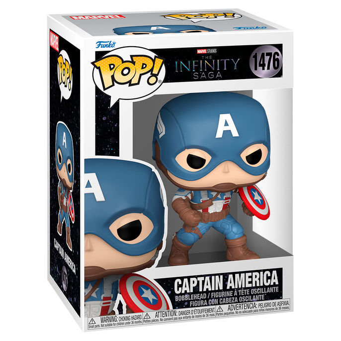 Figura Funko POP! de Capitán América con escudo - 2