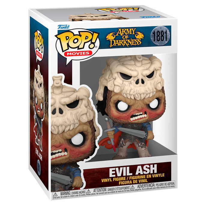 Figura Funko POP! de Evil Ash de Army of Darkness con espada y calavera - 2