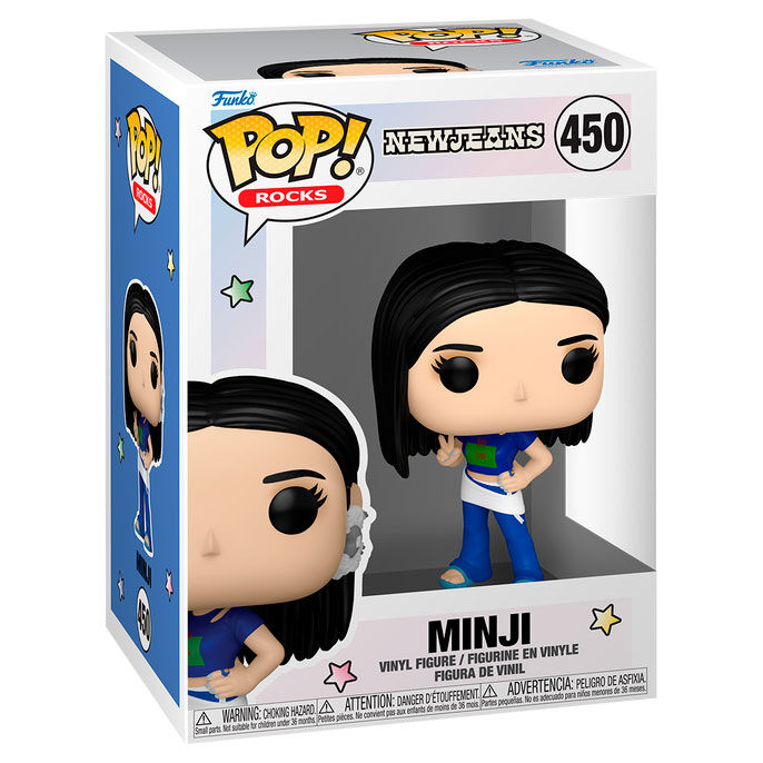 Figura Funko POP! de Minji de NewJeans con vestimenta azul y blanca - 2