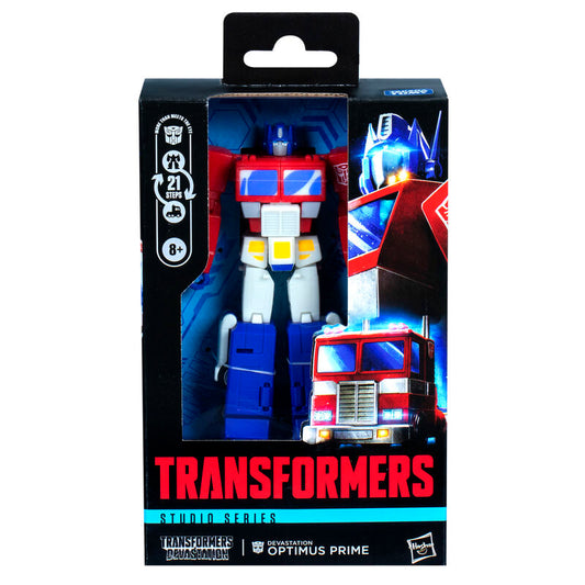 Figura Optimus Prime Transformers en modo robot con hacha de energón - 2