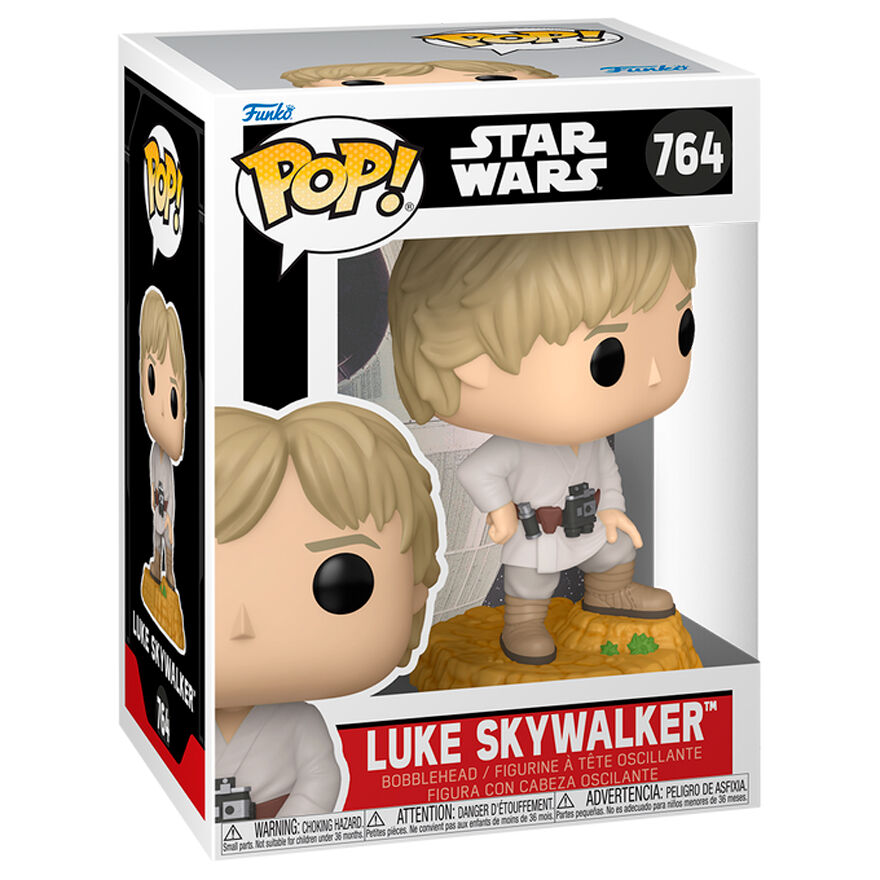 Figura Funko POP! de Luke Skywalker con base Star Wars - 2