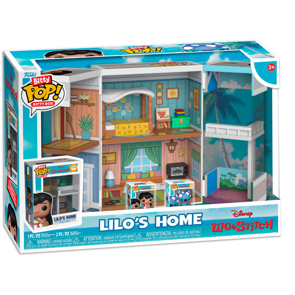 Casa de Lilo FUNKO Bitty POP! con figuras de Lilo y Stitch - 2