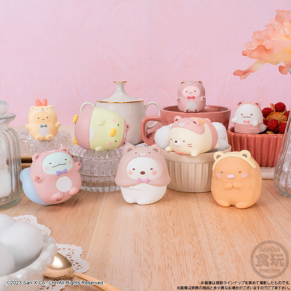 Figuras Sumikko Gurashi Friends de BANDAI en varios diseños pastel - 10