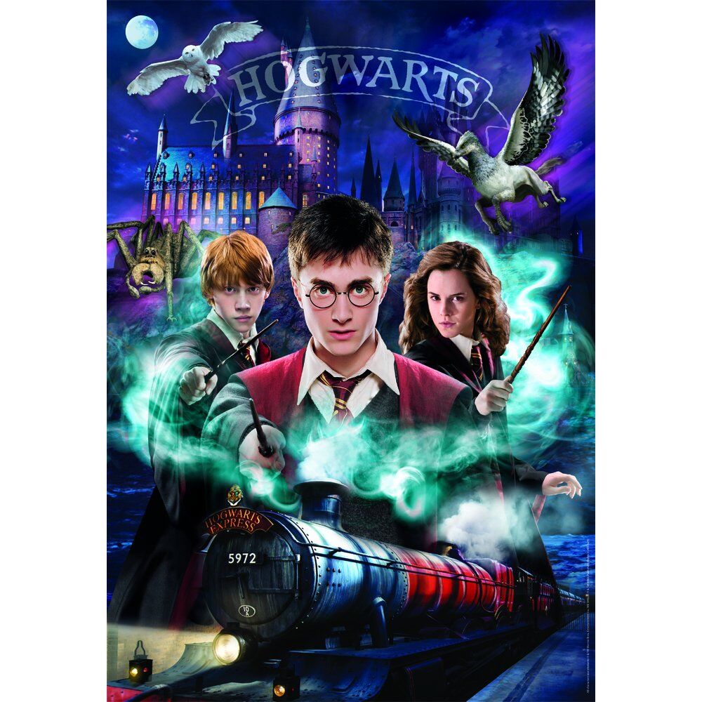 Puzzle Clementoni Harry Potter de 1000 piezas con Hogwarts y el Hogwarts Express - 2