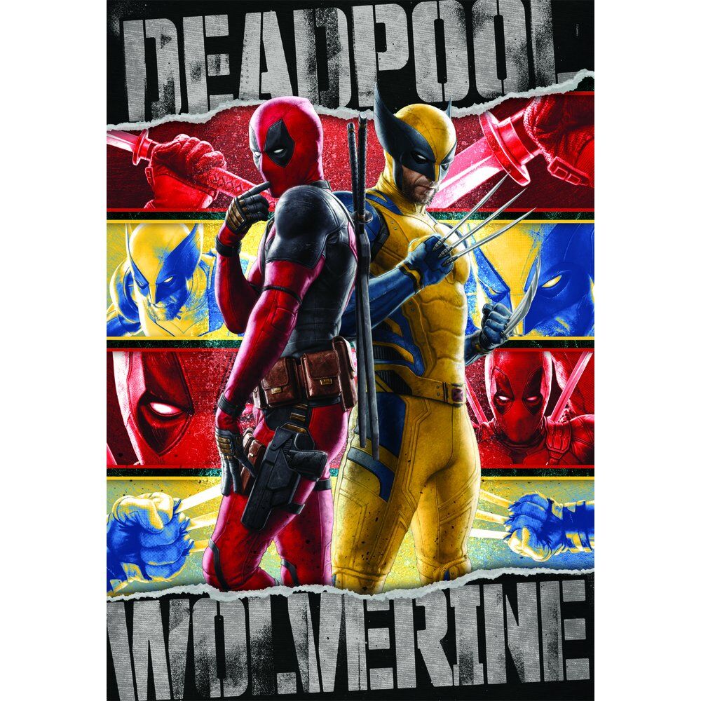 Puzzle Clementoni Marvel de Deadpool y Wolverine de 1000 piezas - 2