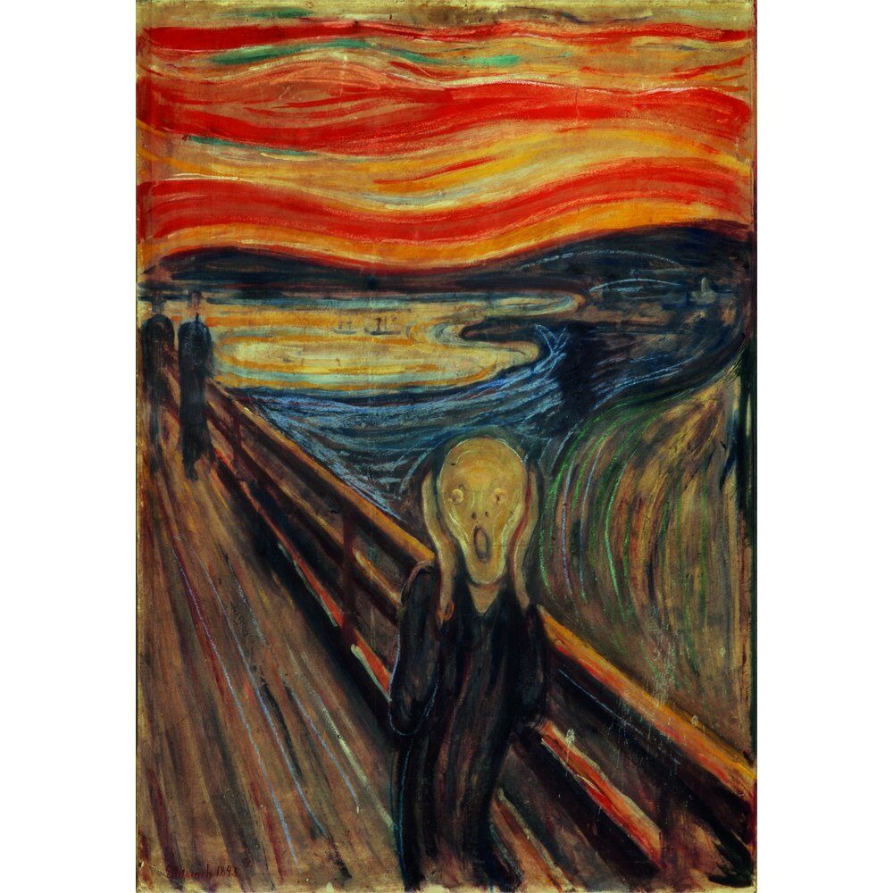 Puzzle Clementoni de 1000 piezas con El grito de Munch