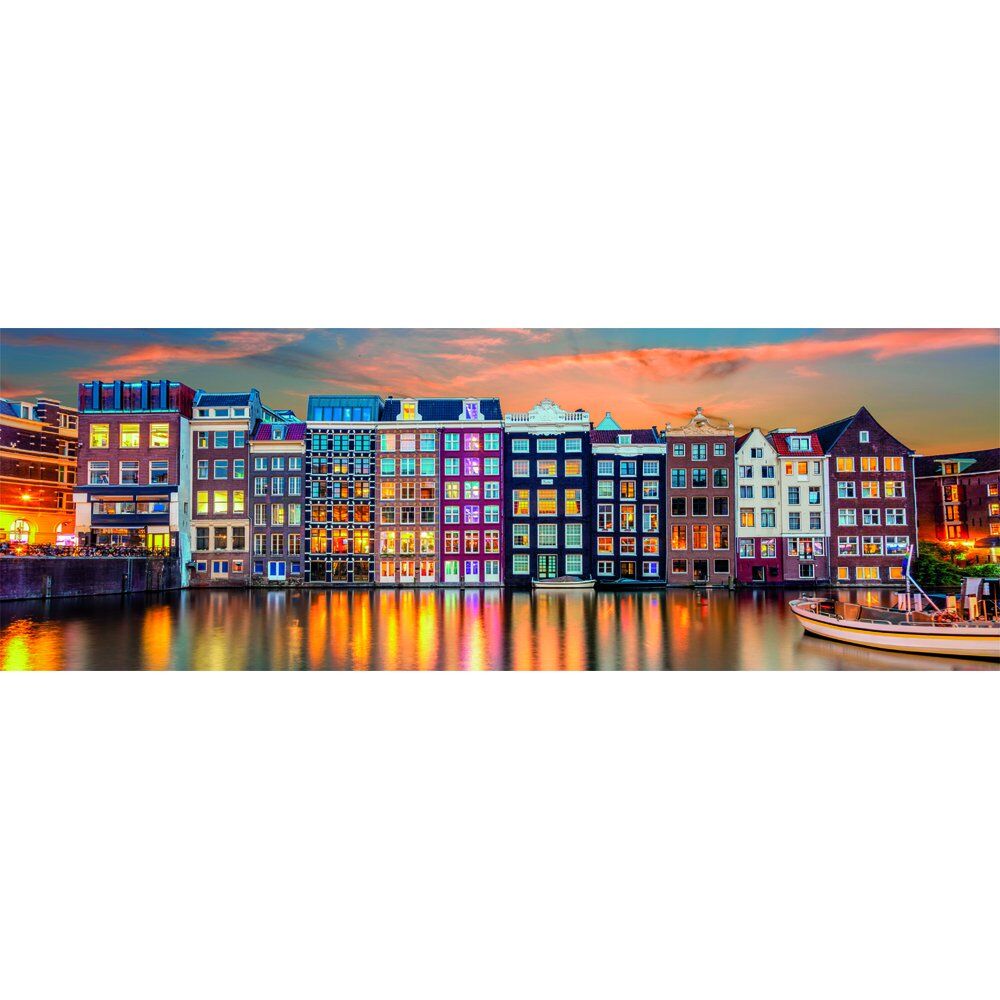Puzzle Clementoni de 1000 piezas con vista panorámica de Ámsterdam - 2