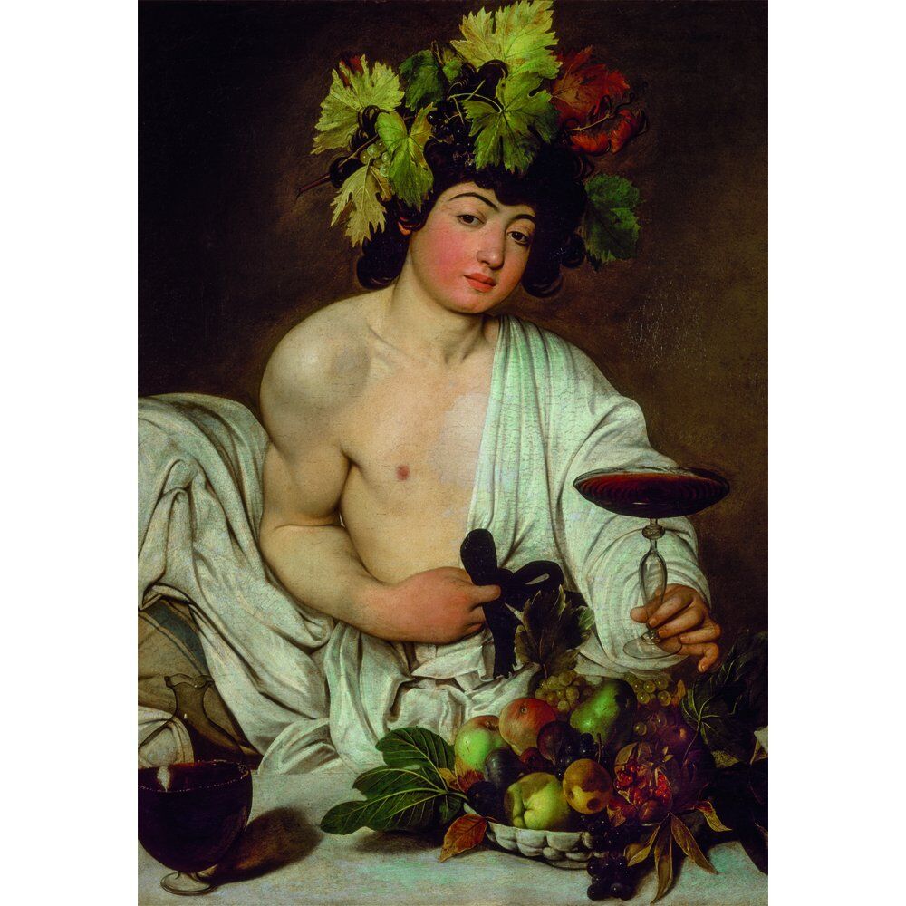 Puzzle Clementoni Bacchus de Caravaggio de 1000 piezas - 2