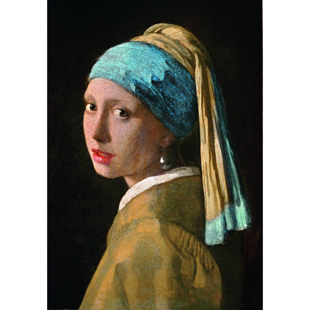 Puzzle Clementoni de 1000 piezas con Girl with Pearl Earring de Vermeer - 2