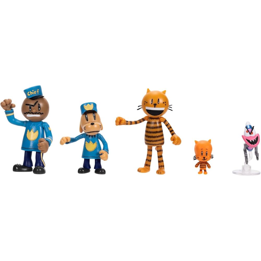Pack de cinco figuras de Policán de 6 cm - 6