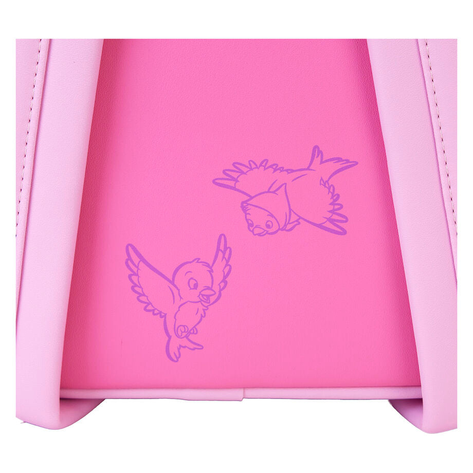 Mochila rosa Loungefly de La Cenicienta con lazos 3D - 5