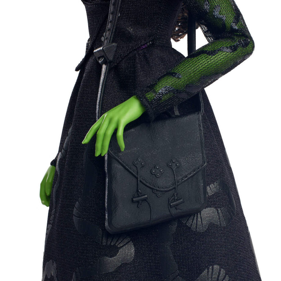 Muñeca Elphaba Thropp de Wicked con sombrero negro y vestido - 5